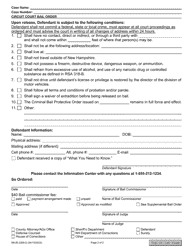 Form NHJB-2369-D Circuit Court Bail Order - New Hampshire, Page 2
