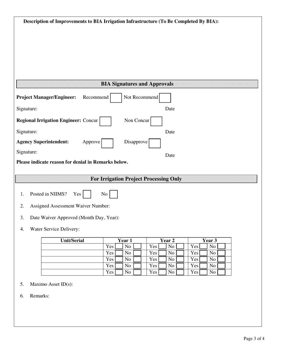 Form BIA-DWP-Irr-104 Incentive Agreement, Page 3