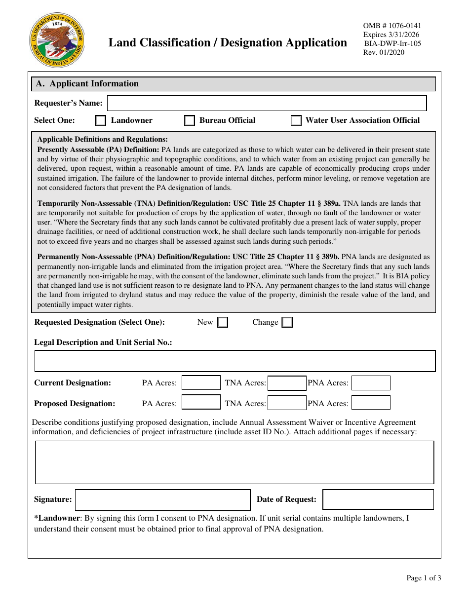 Form BIADWPIrr105 Fill Out, Sign Online and Download Fillable PDF Templateroller