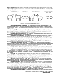Form 5-5516 Grazing Permit for Organized Tribes, Page 2