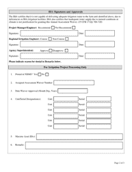 Form BIA-DWP-Irr-103 Annual Assessment Waiver Application, Page 2