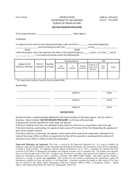 Document preview: Form 5-5514 Bid for Grazing Privileges