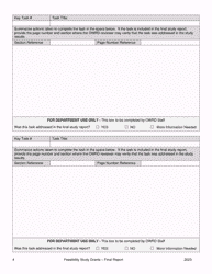 Final Report Form - Feasibility Study Grants - Water Conservation, Reuse and Storage Grant Program - Oregon, Page 4