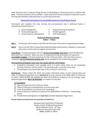 Training Registration Form - Program Administration Scale (Pas) - Maryland, Page 2