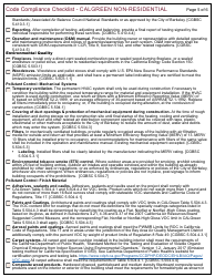 Form 165 Code Compliance Checklist - Calgreen Non-residential - City of Berkeley, California, Page 5
