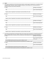 Form DCF-F-CFS782 Initial License Application - Day Camps for Children - Wisconsin, Page 5