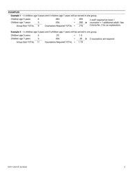 Form DCF-F-2424 Counselor-To-Child Ratio Worksheet - Day Camps for Children - Wisconsin, Page 2