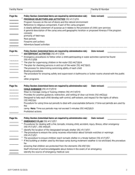 Form DCF-F-2409 Policy Checklist - Day Camps - Wisconsin, Page 2