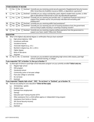 Form DCF-F-2829 National Youth in Transition Database (Nytd) Survey for Wisconsin Youth Age 19 - Wisconsin, Page 2