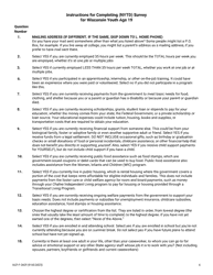 Form DCF-F-2829 National Youth in Transition Database (Nytd) Survey for Wisconsin Youth Age 19 - Wisconsin, Page 6