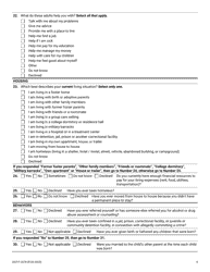 Form DCF-F-2574 National Youth in Transition Database (Nytd) Survey for Wisconsin Youth Age 17 - Wisconsin, Page 4