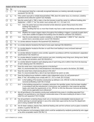 Form DCF-F-CFS0357-E Fire Safety Inspection - Residential Care Centers - Wisconsin, Page 2