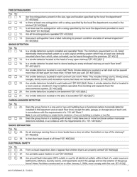 Form DCF-F-CFS0909-E Fire Safety Inspection - Group Homes - Wisconsin, Page 2
