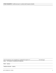 Form DCF-F-CFS0909-E Fire Safety Inspection - Group Homes - Wisconsin, Page 3