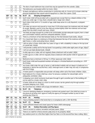 Form DCF-F-CFS0787 Child Foster Care Licensing Checklist - Wisconsin, Page 6