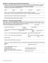 Form DCF-F-DWSC11053 Parent Application for Child Support Services - Wisconsin, Page 5