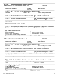 Form DCF-F-DWSC11053 Parent Application for Child Support Services - Wisconsin, Page 6