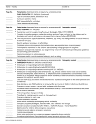 Form DCF-F-CFS2048 Policy Checklist - Group Child Care Centers - Wisconsin, Page 3