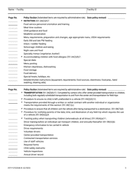 Form DCF-F-CFS2048 Policy Checklist - Group Child Care Centers - Wisconsin, Page 5