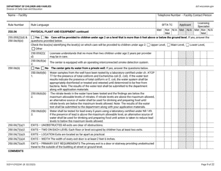 Form DCF-F-CFS2241 Initial Licensing Checklist - Family Child Care Centers - Wisconsin, Page 9