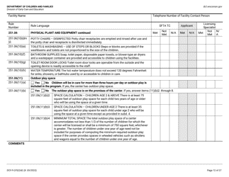 Form DCF-F-CFS2242 Initial Licensing Checklist - Group Child Care Centers - Wisconsin, Page 12