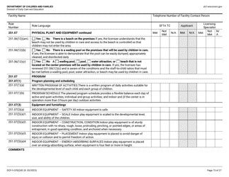 Form DCF-F-CFS2242 Initial Licensing Checklist - Group Child Care Centers - Wisconsin, Page 15