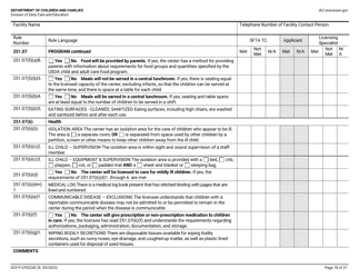 Form DCF-F-CFS2242 Initial Licensing Checklist - Group Child Care Centers - Wisconsin, Page 18