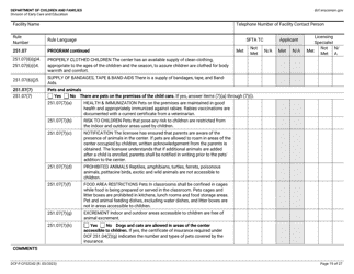 Form DCF-F-CFS2242 Initial Licensing Checklist - Group Child Care Centers - Wisconsin, Page 19