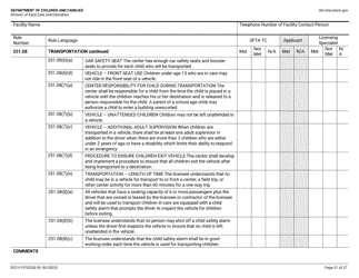 Form DCF-F-CFS2242 Initial Licensing Checklist - Group Child Care Centers - Wisconsin, Page 21