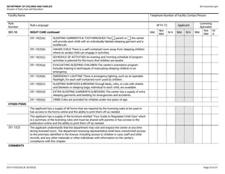 Form DCF-F-CFS2242 Initial Licensing Checklist - Group Child Care Centers - Wisconsin, Page 25