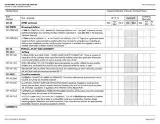 Form DCF-F-CFS2242 Initial Licensing Checklist - Group Child Care Centers - Wisconsin, Page 5