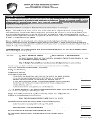 Form 6000 Notification of Retirement - Kentucky, Page 3