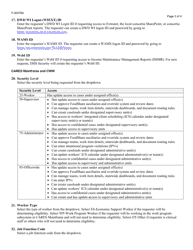Instructions for Form F-00476 Cares Automated Systems Access Request - Wisconsin, Page 3