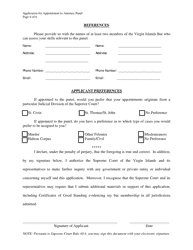 Application for Appointment to Attorney Panel - Virgin Islands, Page 6