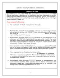 Application for Special Admission to the Virgin Islands Bar - Virgin Islands, Page 6