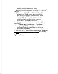 Attorney Application for Cle Credit/Certification of Attendance - Virgin Islands, Page 2
