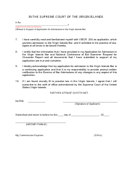 Application for Admission to the Virgin Islands Bar - Virgin Islands, Page 13