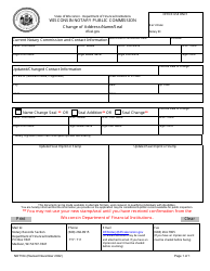 Document preview: Form NOT104 Change of Address/Name/Seal - Wisconsin