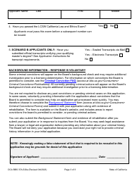 Form DCA BBS37A-520A Application for Subsequent Associate Clinical Social Worker (Asw) Registration - California, Page 9