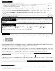 Form VL-021 Application for License/Permit - Vermont (Bosnian), Page 2