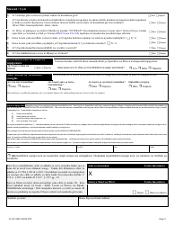 Form VL-021 Application for License/Permit - Vermont (Swahili), Page 2