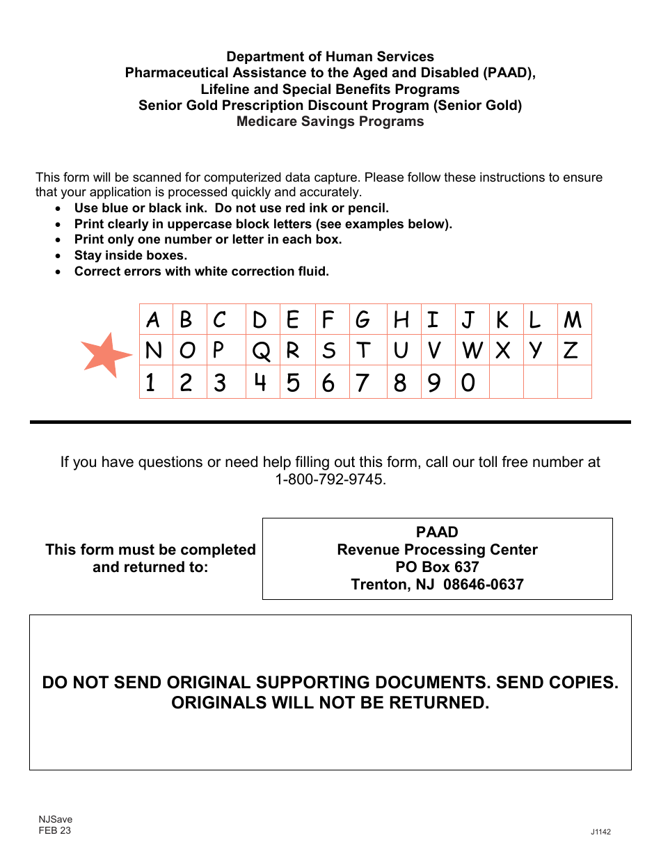 Form J1142 Njsave Application - New Jersey, Page 4