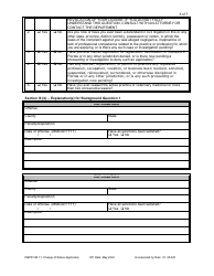 DBPR Form VM11 Change of Status Application - Florida, Page 3