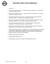 Form MGCB-RAL-4043 Racetrack License Application - Michigan, Page 13