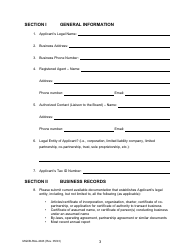 Form MGCB-RAL-4043 Racetrack License Application - Michigan, Page 3