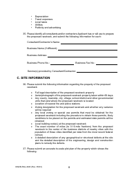 Form MGCB-RAL-4043 Racetrack License Application - Michigan, Page 8