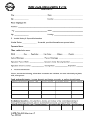 Form MGCB-RAL-4043 Attachment A Personal Disclosure Form - Michigan, Page 3