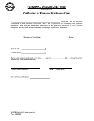 Form MGCB-RAL-4043 Attachment A Personal Disclosure Form - Michigan, Page 8