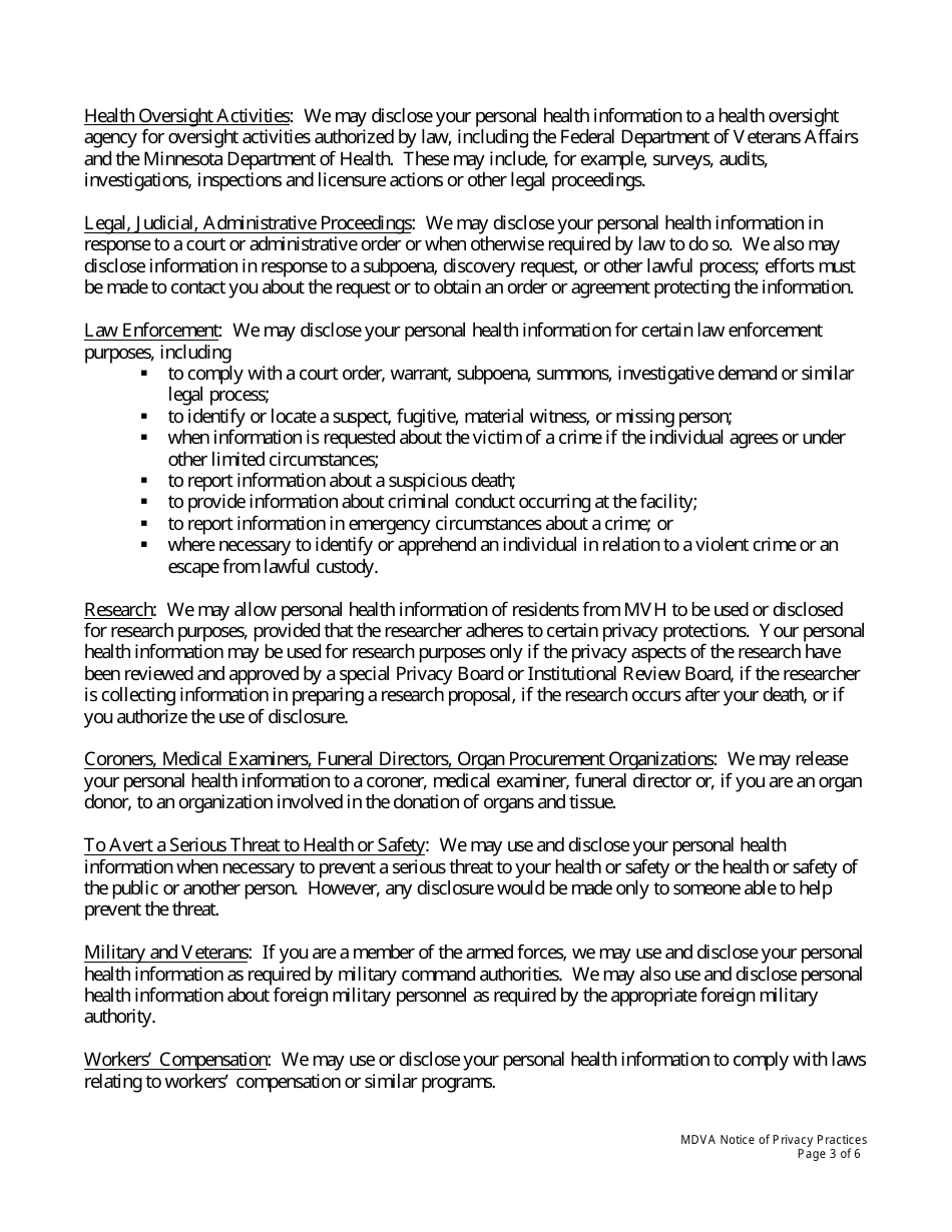 Minnesota HIPAA Notice of Privacy Practices Fill Out Sign Online and Minnesota HIPAA Notice of Privacy Practices Fill Out Sign Online and