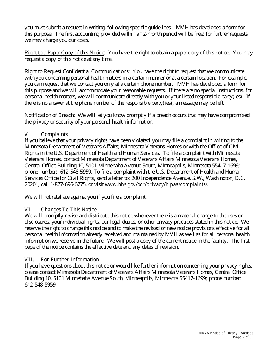 Minnesota HIPAA Notice of Privacy Practices Fill Out Sign Online and Minnesota HIPAA Notice of Privacy Practices Fill Out Sign Online and